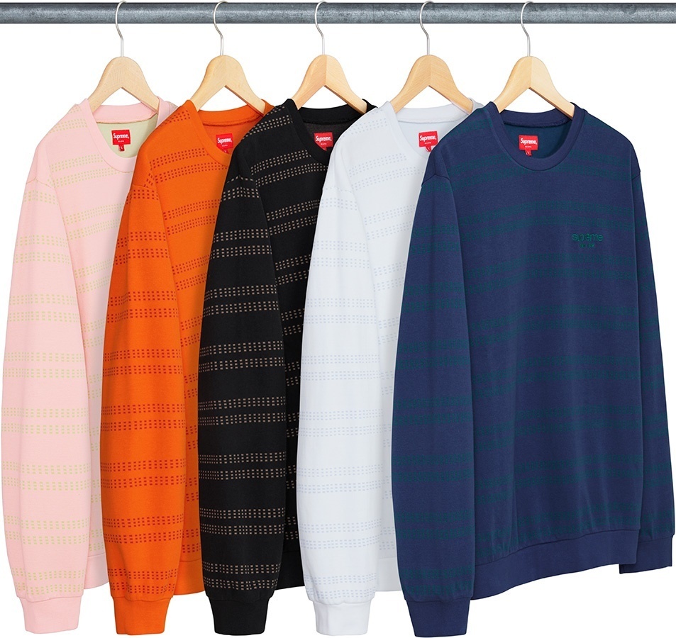 Dash Stripe Crewneck